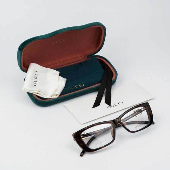 Gucci Women Eyeglasses Havana Cat Eye GG1682O 003 BRAND NEW main image 7